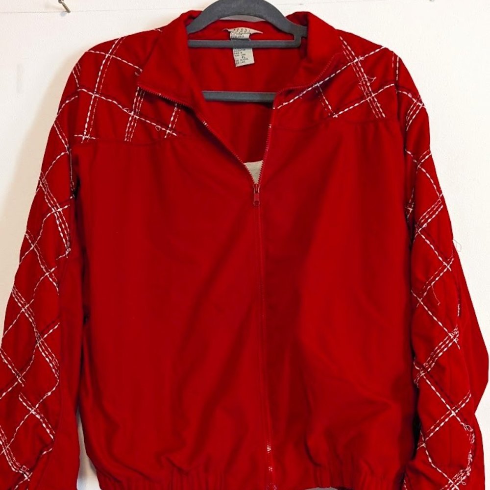 Vintage Teddi Petite Women's Red Jacket in Petite Large
